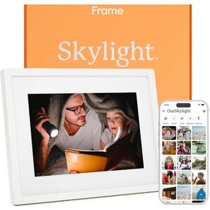 Skylight White Digital Photo Frame